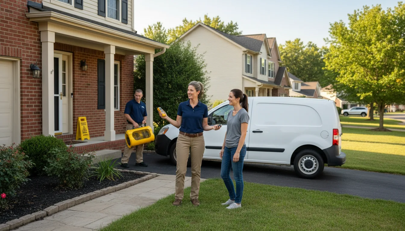 Water restoration image for Mold Remediation in Butler, OH
